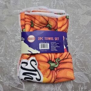 Lonestar Collection Texas Essentials Thanksgiving 2Pc Kitchen Towel Set Grateful